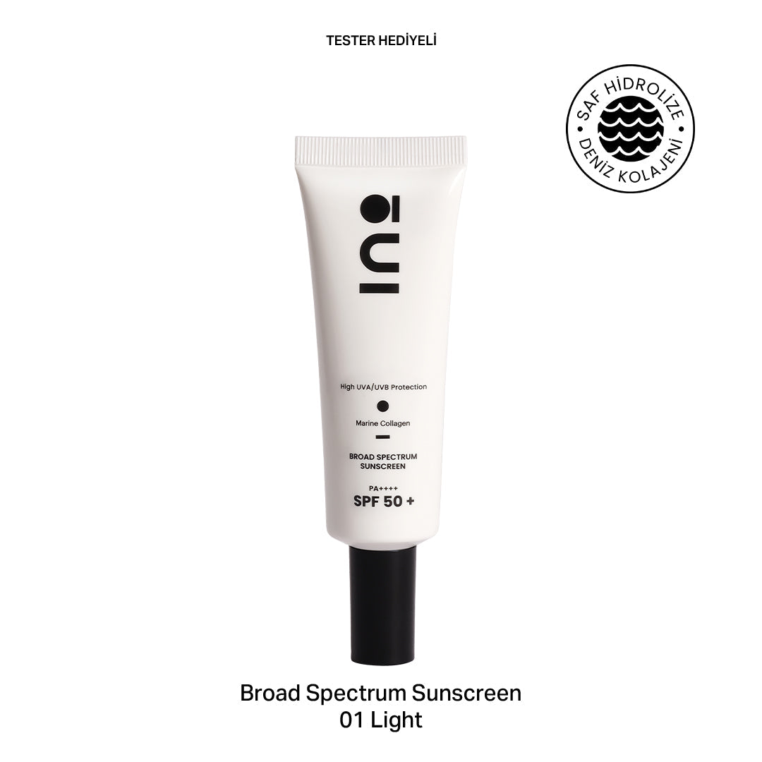 Broad Spectrum SPF 50+ Sunscreen - 01 Light INO Beauty Turkey