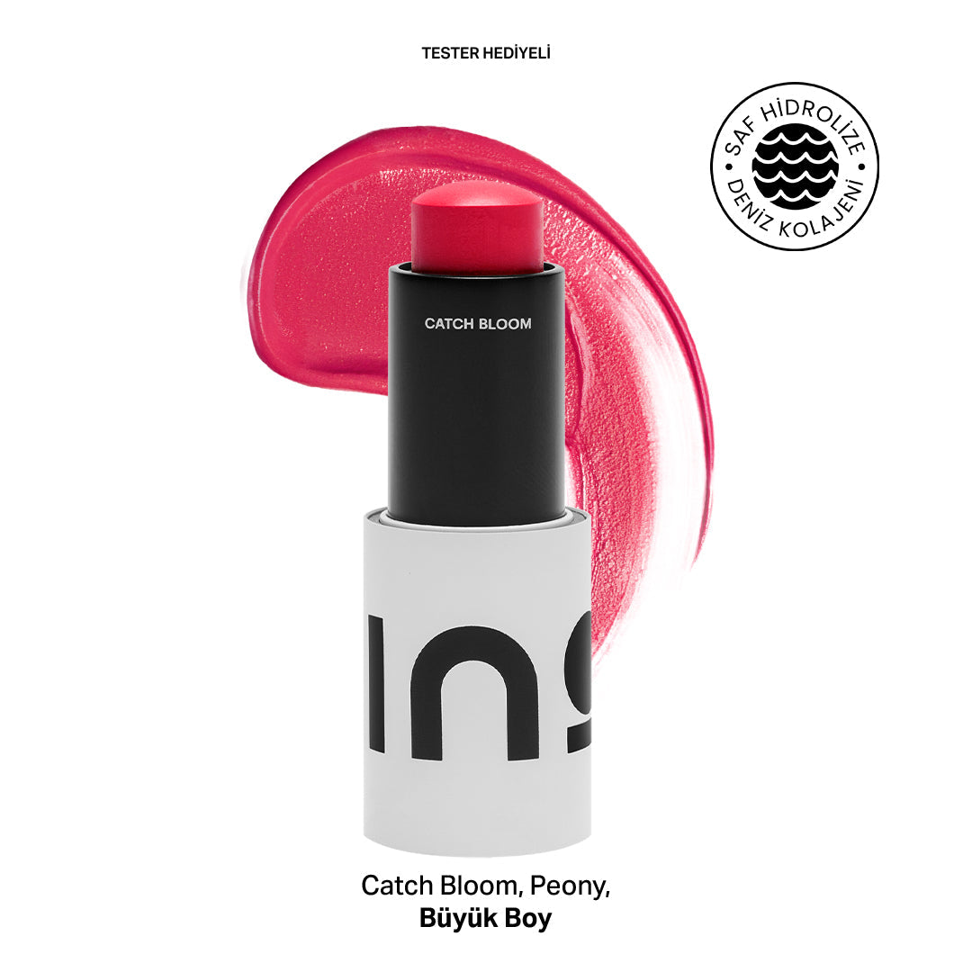 Catch Bloom Full Size Lip & Cheek Stick - Peony INO Beauty Turkey