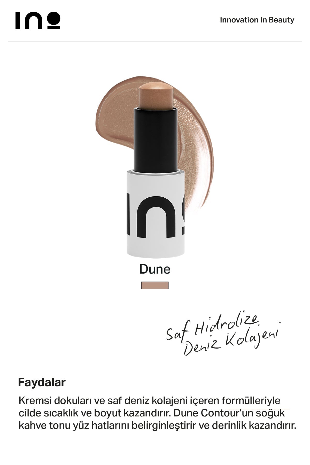 Catch Sculpt Contour Stick - Dune INO Beauty Turkey