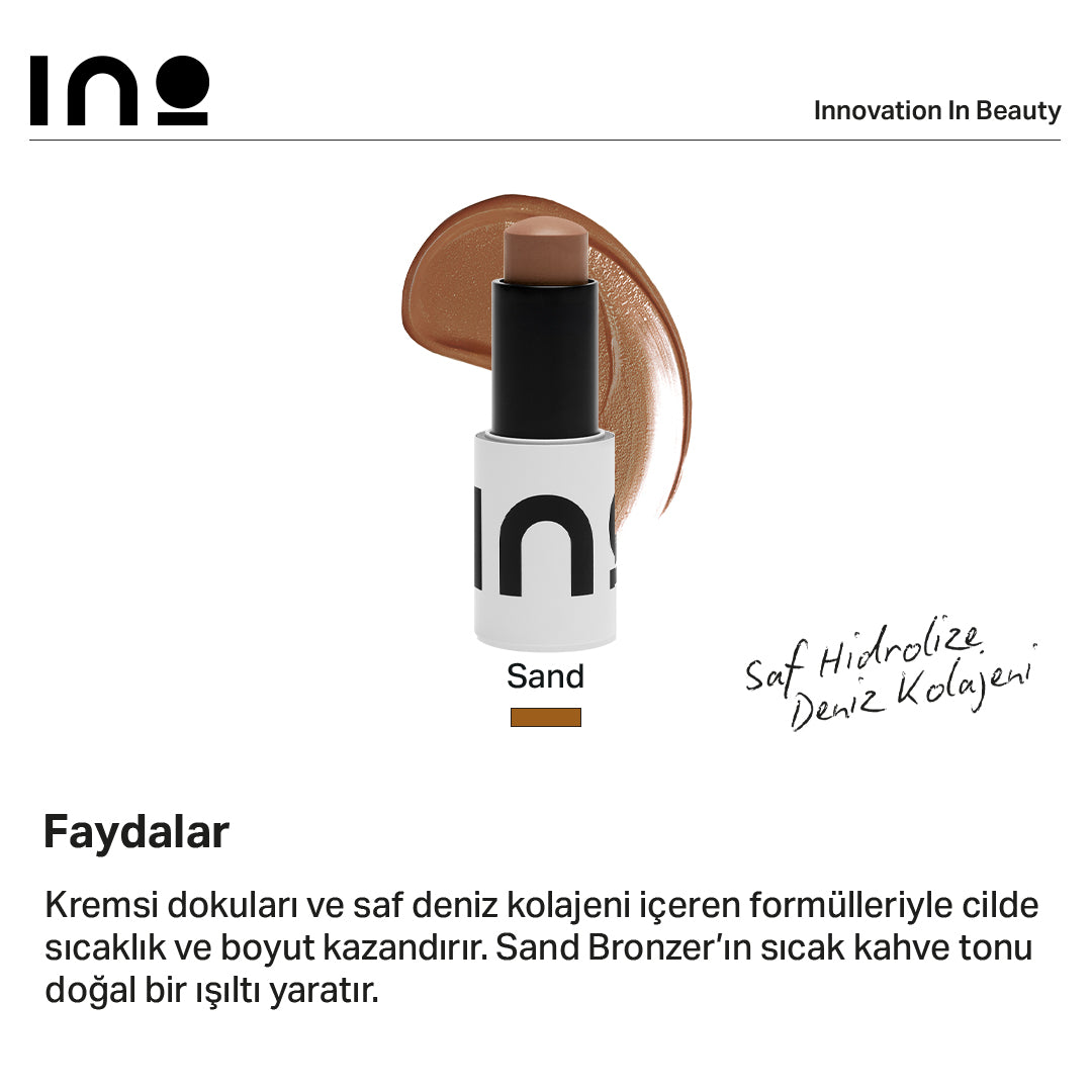 Catch Sculpt Bronzer Stick - Sand INO Beauty Turkey