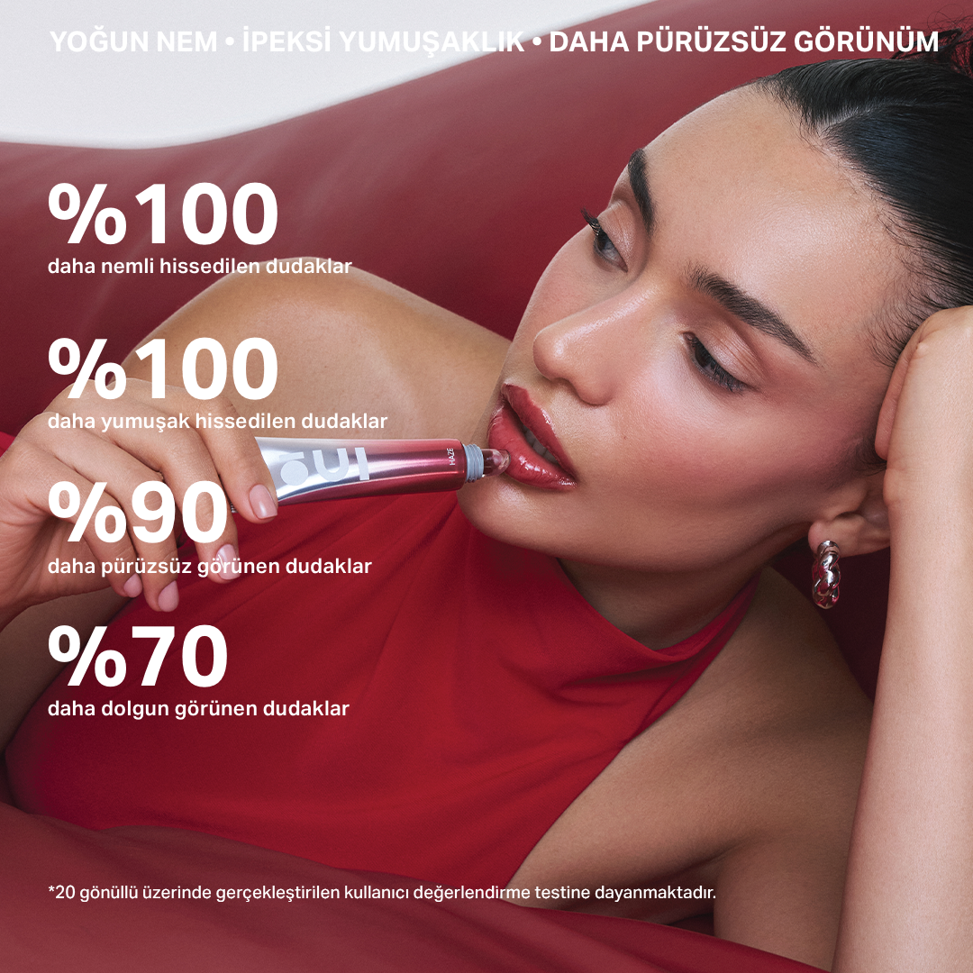Haze Lip Treatment Balm | Anahtarlıklı, Volufiline & Deniz Kolajeni , Peptit Kompleksi INO Beauty Turkey