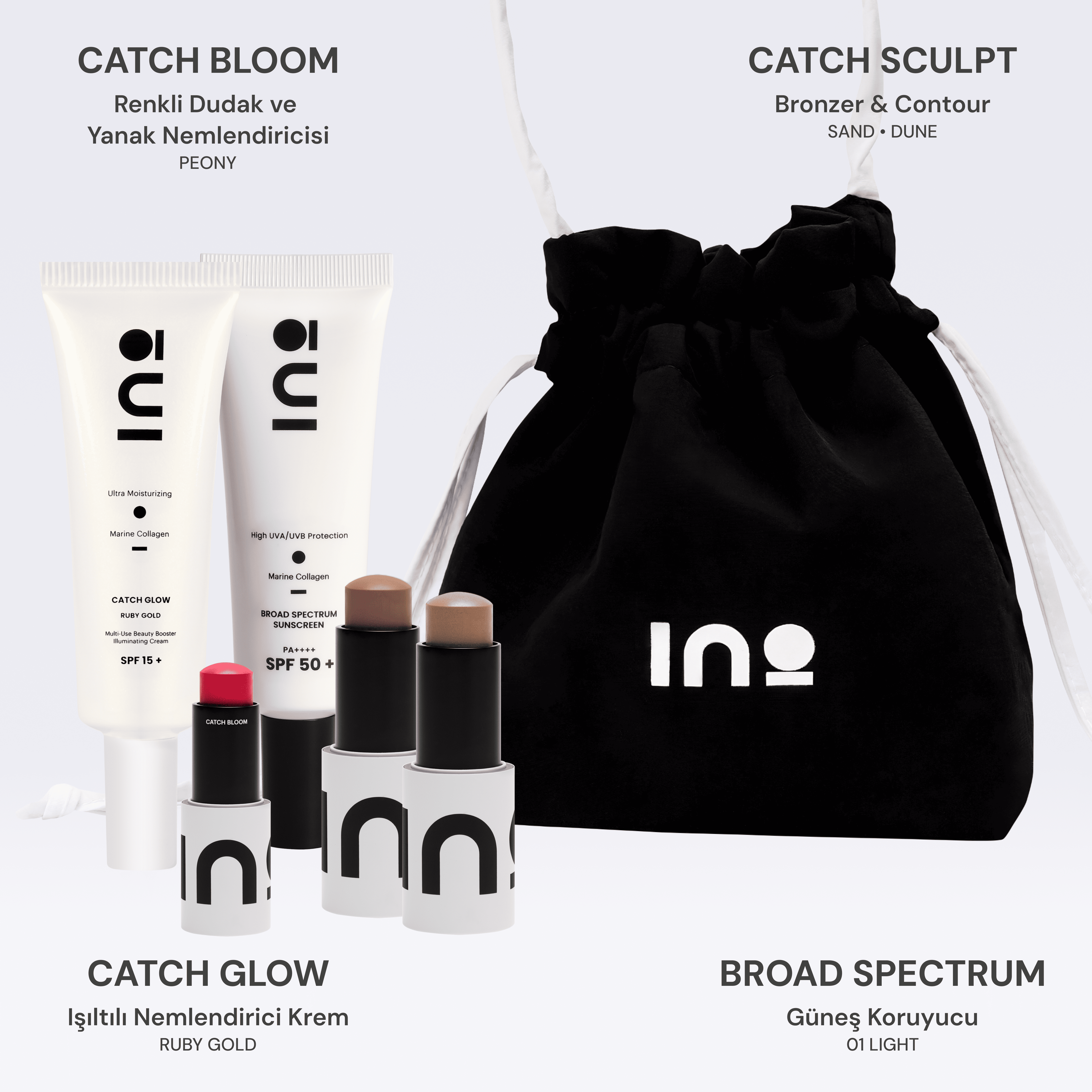 Full Glam Set INO Beauty Turkey