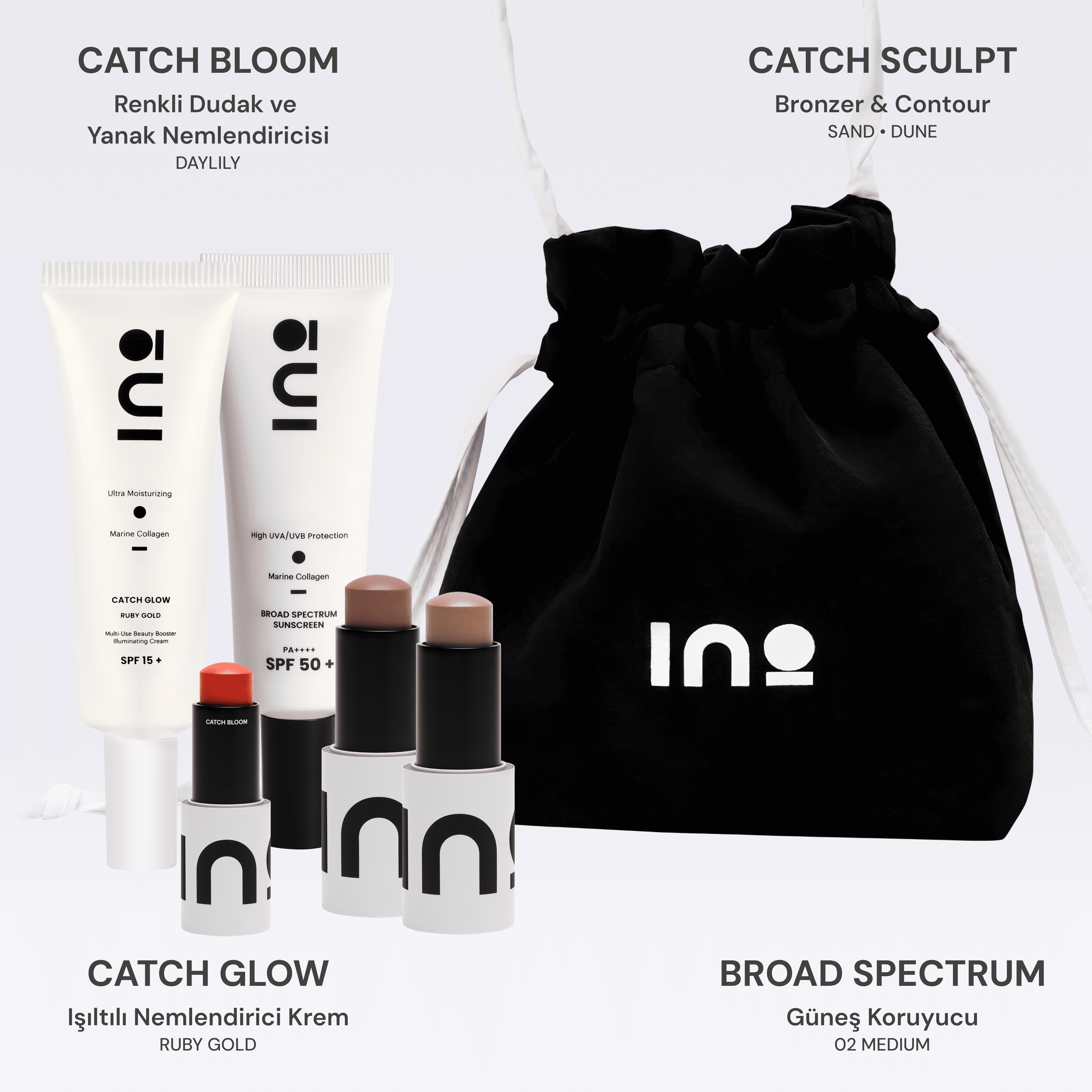 Full Glam Set INO Beauty Turkey