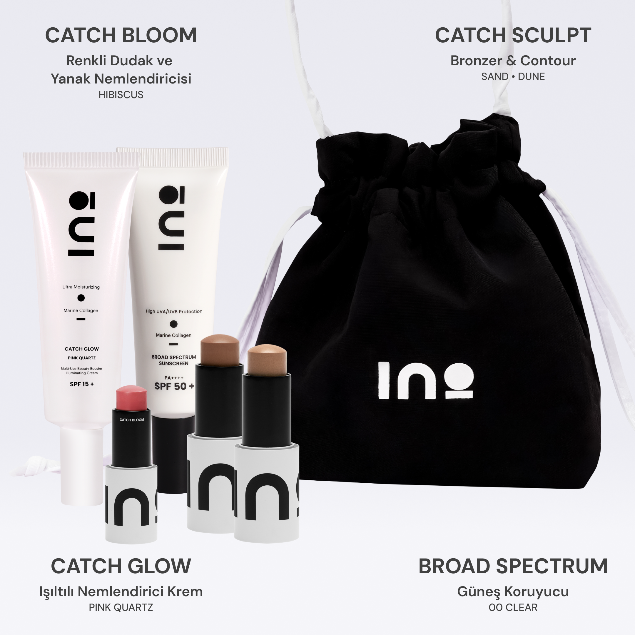 Full Glam Set INO Beauty Turkey