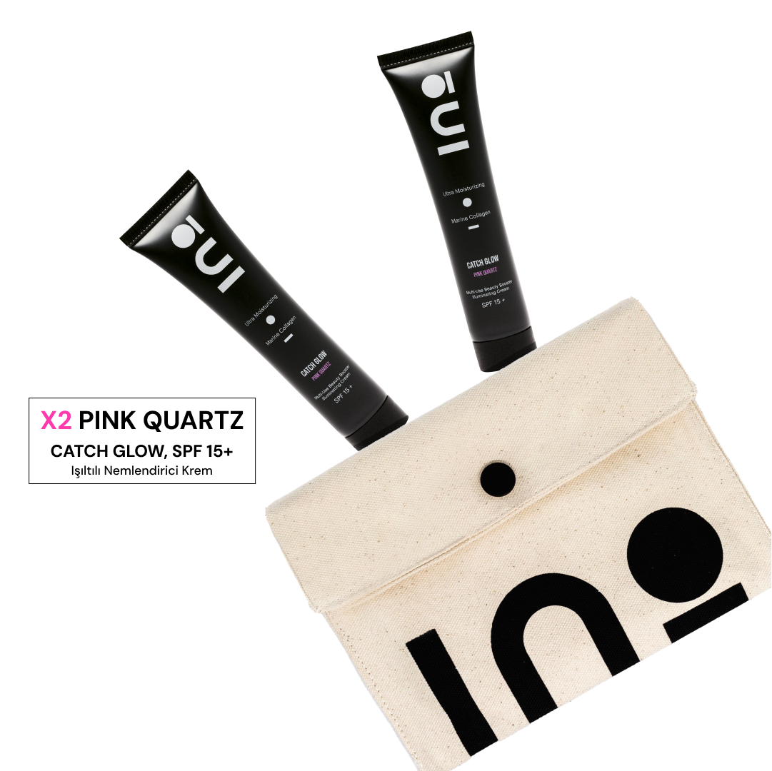 Catch Glow Pink Quartz x2 + Özel INO Makyaj Çantası INO