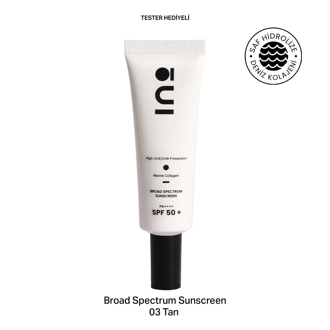 Broad Spectrum SPF 50+ Sunscreen - 03 Tan INO Beauty Turkey